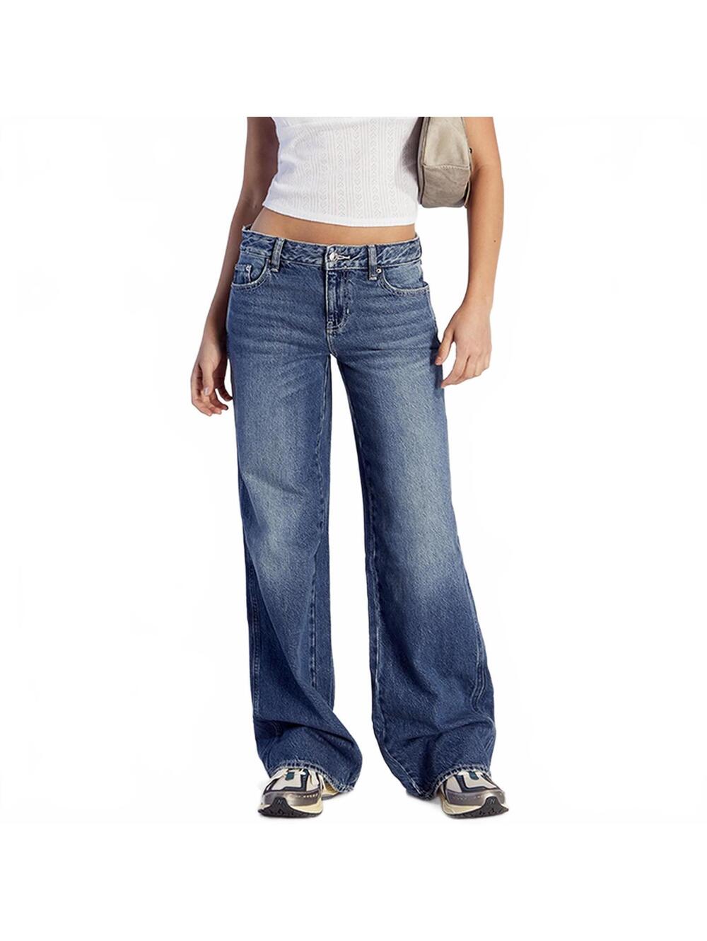 Pacsun Casey Low Rise Baggy Jeans Medium Indigo NWT Flossie Size 34
